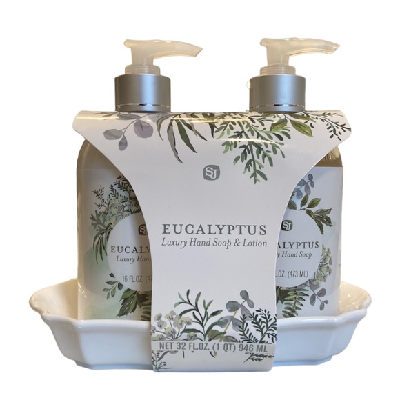 Bath & Body Sj Creations Eucalyptus Luxury Hand Soap And Lotion
